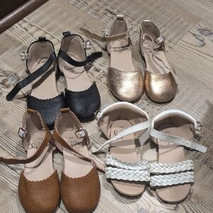 Livie & Luca Kids Dress Shoes - Black, Brown, Gold, White